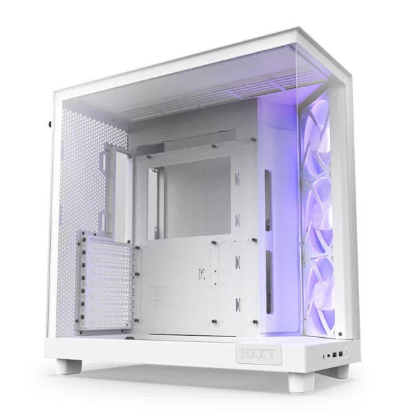Nzxt H6 Flow RGB (ATX) Mid Tower Cabinet with Tempered Glass Side Pane